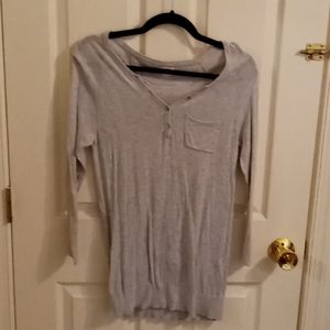 Lightweight Henley sweater